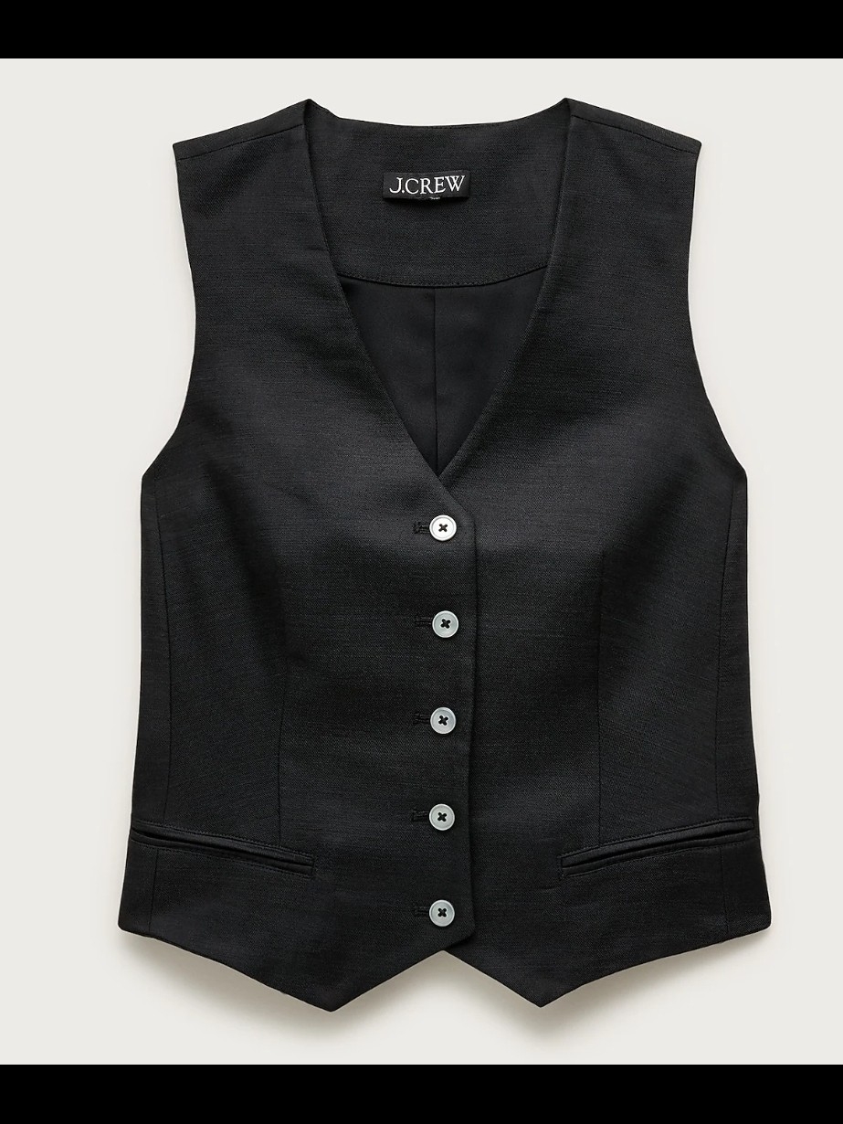 J.Crew Vest Top - 00 - Black - Nwt